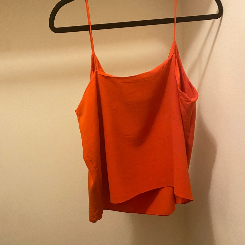 Everlane vibrant orange top